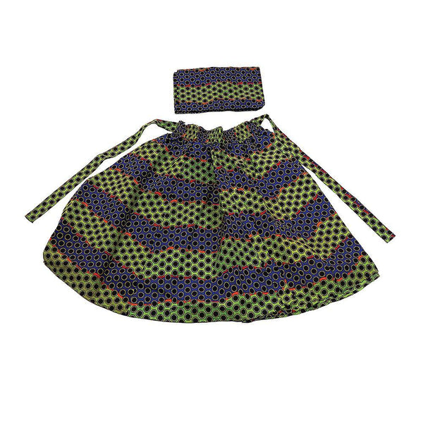 Multi-Color Dot Print Skirt Womens Skirts