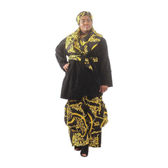 Reversible Suede Jacket & Palazzo Pants African Pant Suits