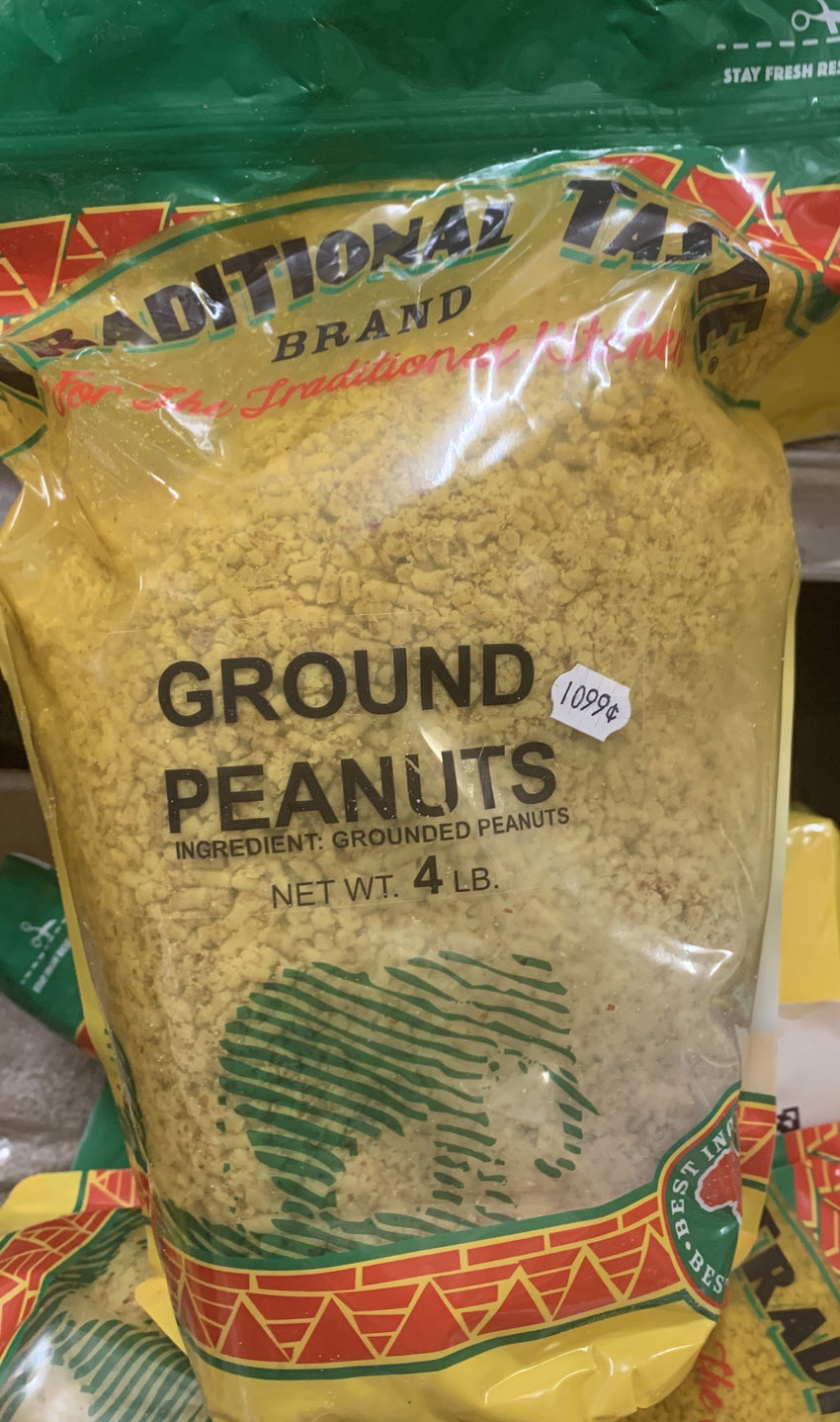 Traditional Taste Ground Peanuts (4 Lbs)