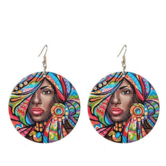Women Personality Round Dangle Earrings 2