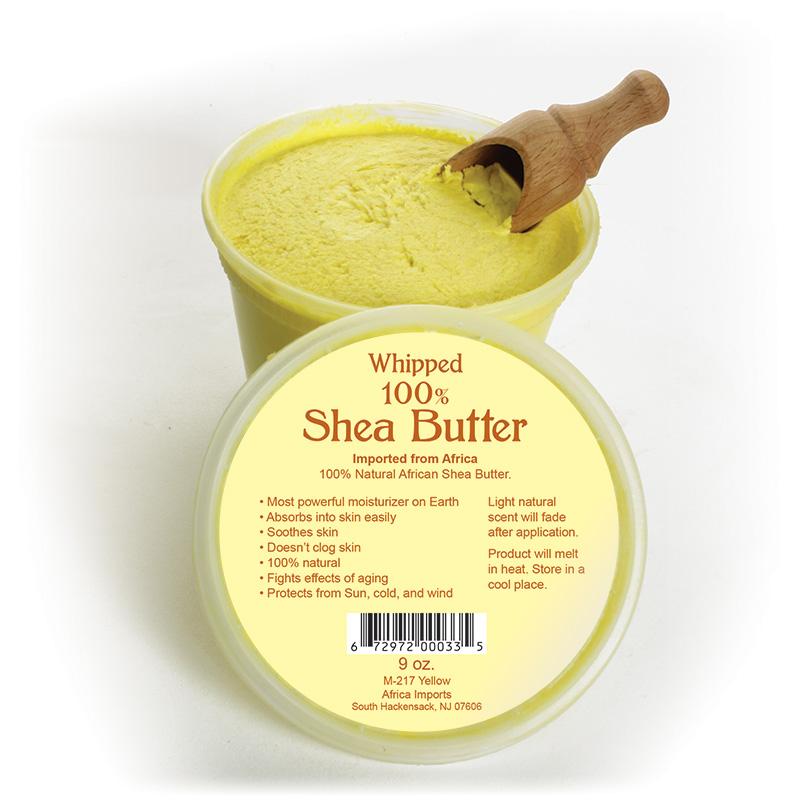 Whipped Shea Butter - 9 Oz. Yellow African